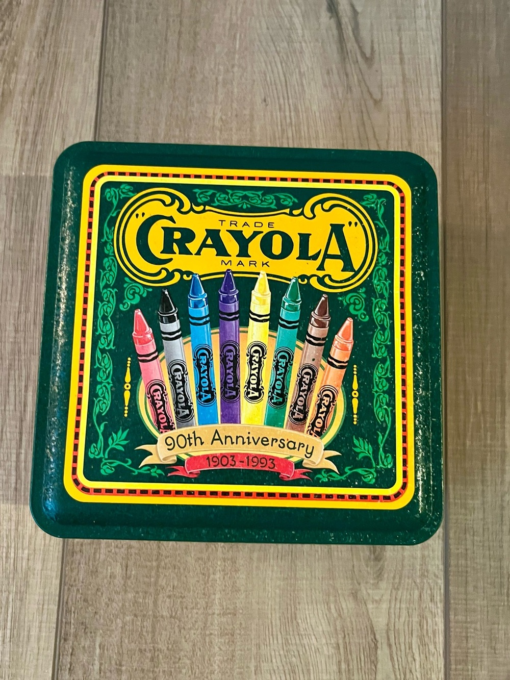 Crayola 90th Anniversary (1903-1993) Special Edition Tin